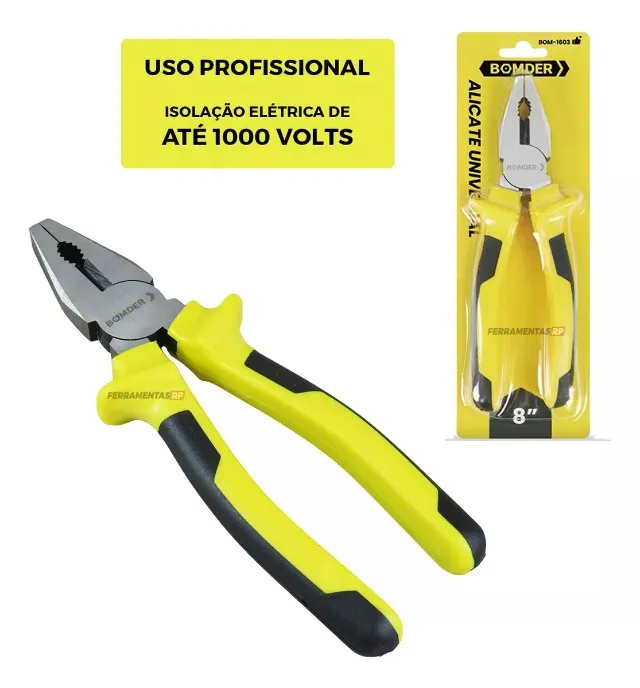 Alicate Profissional 8 Pol Cromo Vanadium Bomder - Loja Natan Abreu