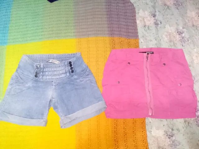 7 SHORTS. 1 SAIA. N°38. FEM. - Foto 2