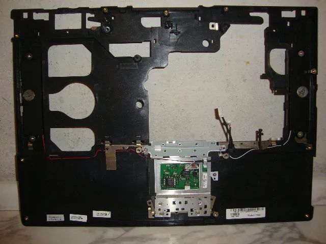 Carcaça tampa base do teclado com mouse pad para notebook Dell latitude D