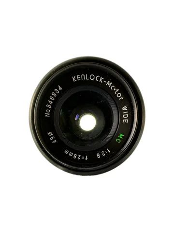 Lente analógica manual Kenlock Mc tor 28mm 2.8 