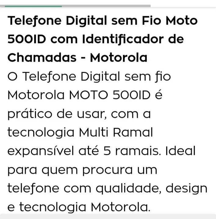 Telefone Motorola  - Foto 3
