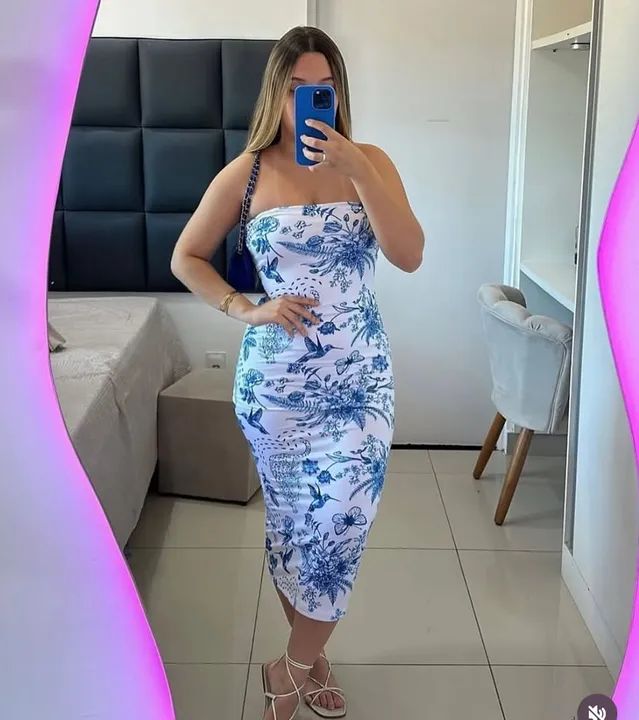 Vestido midi estampados  - Foto 3
