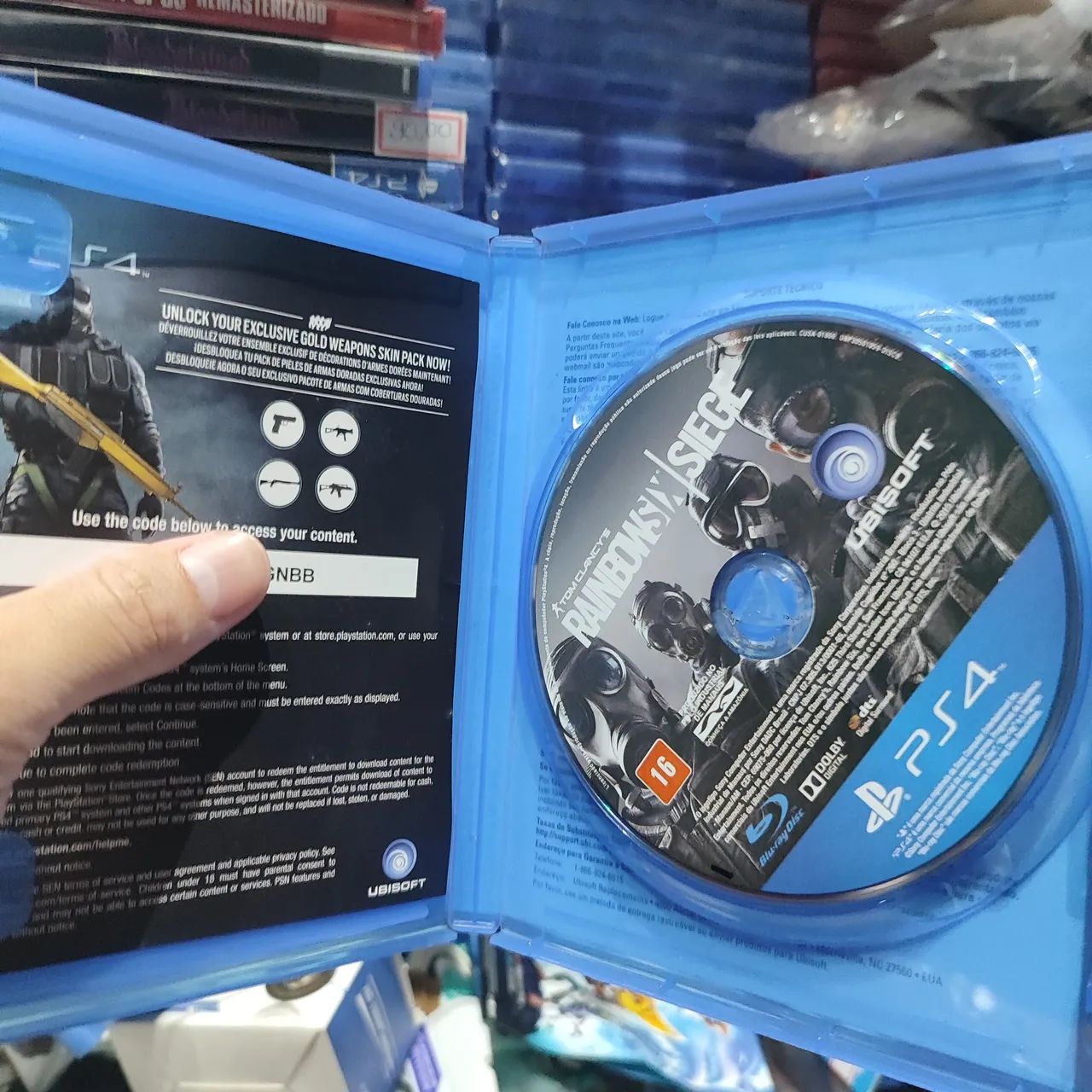 Jogo PS4 Rainbow Six Siege Usado - Aceito OLXPAY e Faço Envio - Foto 3