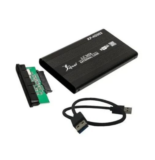 CASE HD 2,5? USB 3.0 SATA KNUP KP-HD003 PRETO / PRATA - Foto 2