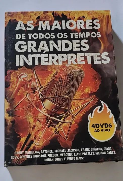 DVDs - As Maiores de Todos os Tempos - Grandes Intérpretes (4 DVDs) 