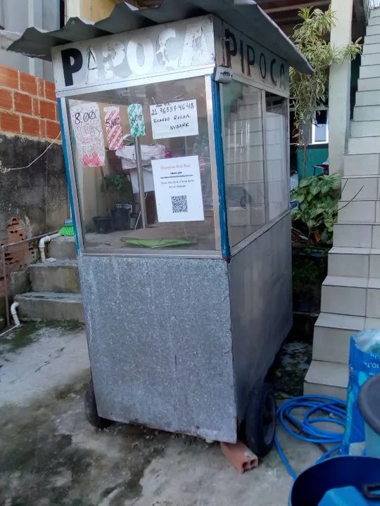 Trailer de pipoca ou carrocinha de lanches