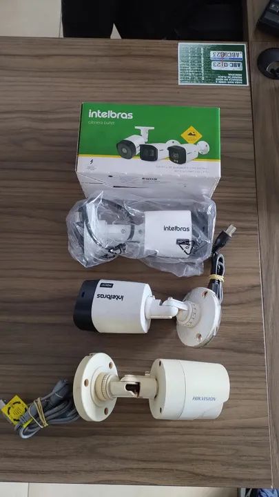 kit quatro câmeras de segurança externas