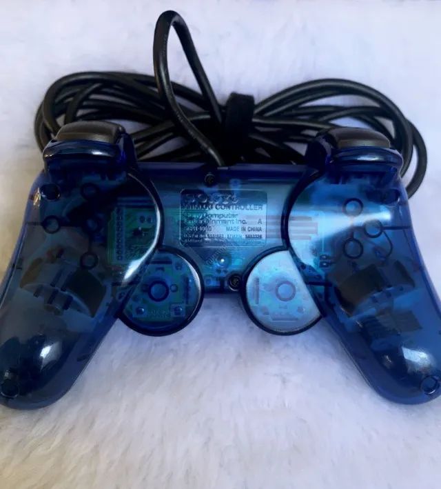 Playstation shops 2 Ocean Blue Controller New