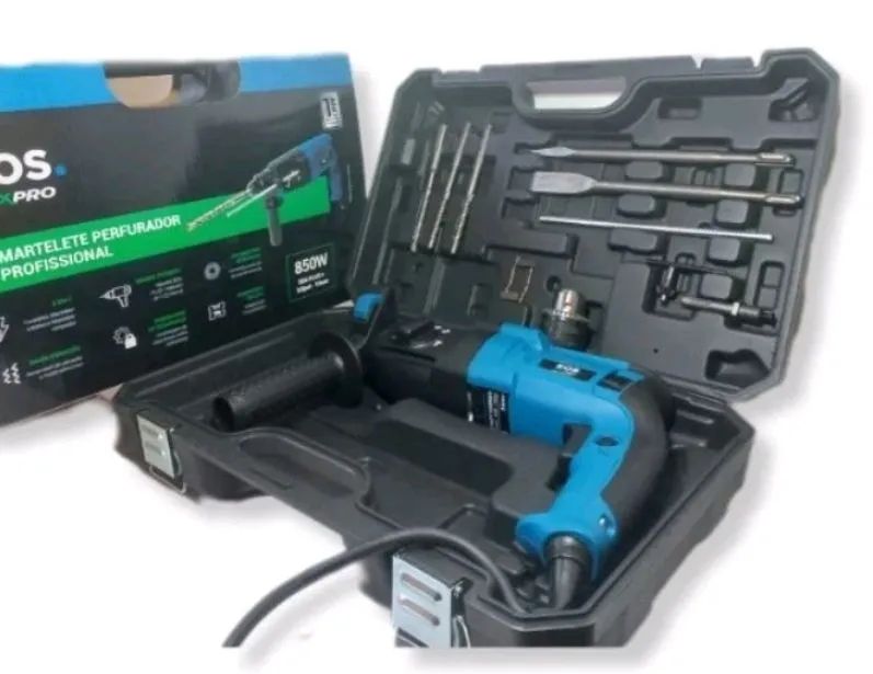 Martelete Rompedor/Perfurador 850W 220V Profissonal com Maleta e Acessórios. - Foto 2