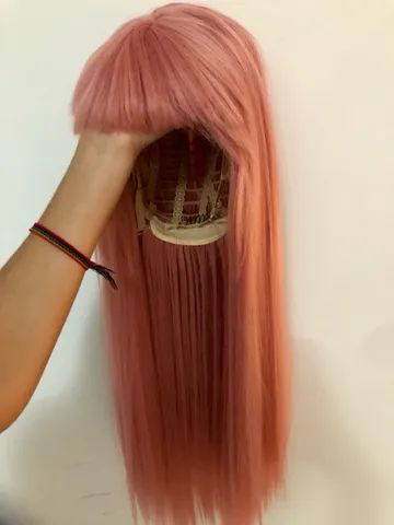 Peruca Rosa Claro - Foto 2