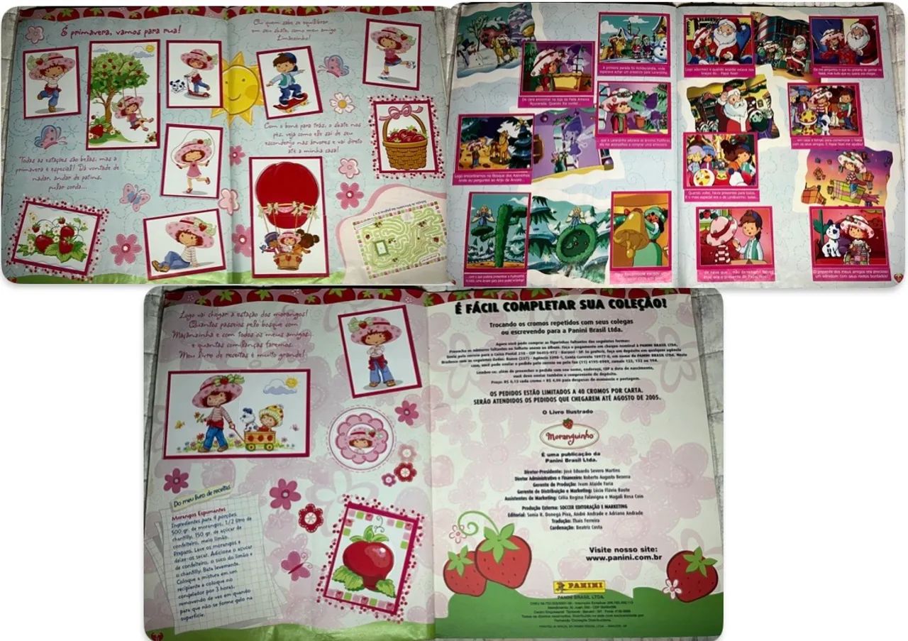 Panini Álbum de figurinha Moranguinho 2005 Completo  - Foto 4