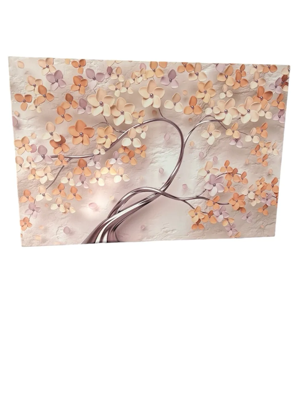 Quadro Decorativo Árvore com Flores 3D