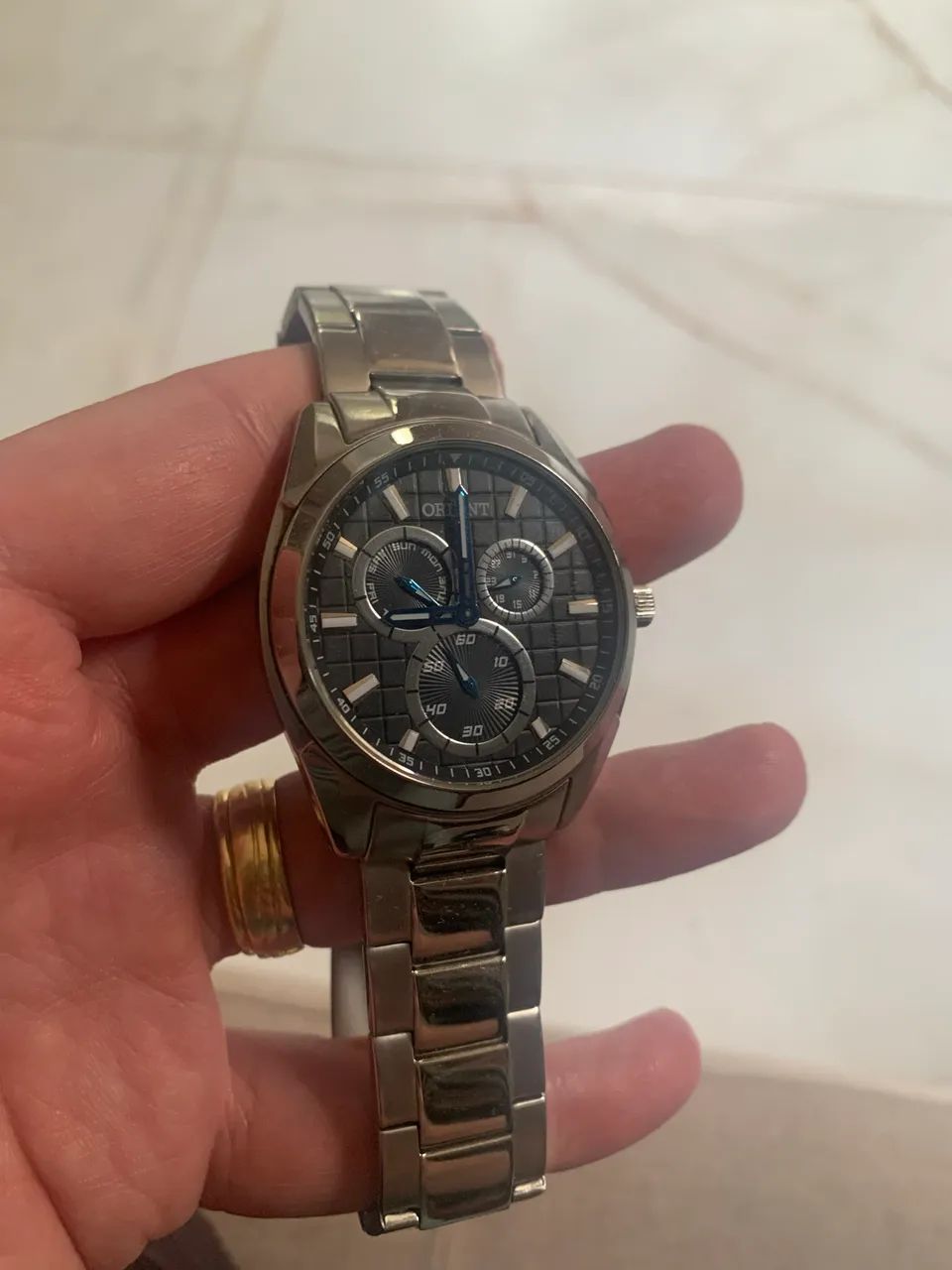 Relógio Orient Aço metal Masculino 