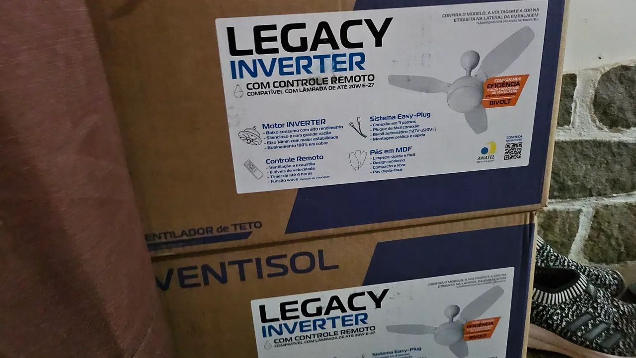 Ventilador de Teto Legacy Inverter com Controle Remoto - Bivolt - Foto 2
