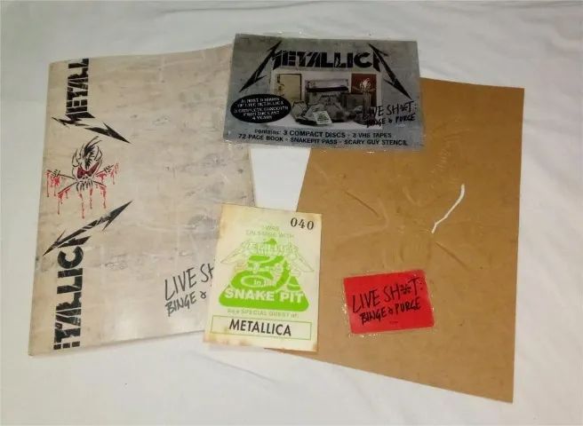 Metallica - Live Shit: Binge & Purge - Box 3 Vhs + 3 Cds - Foto 4