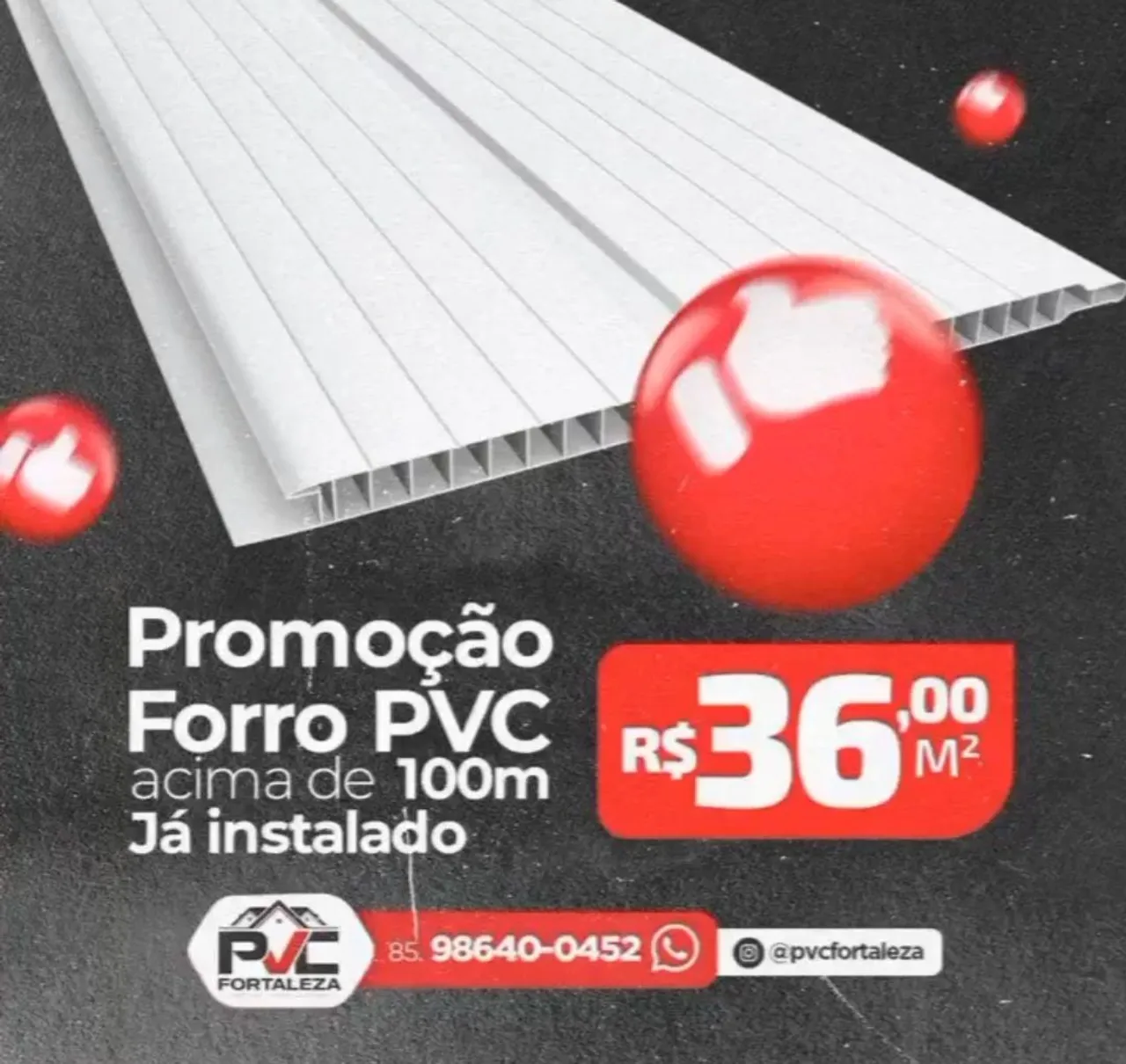 Forro pvc na promoção