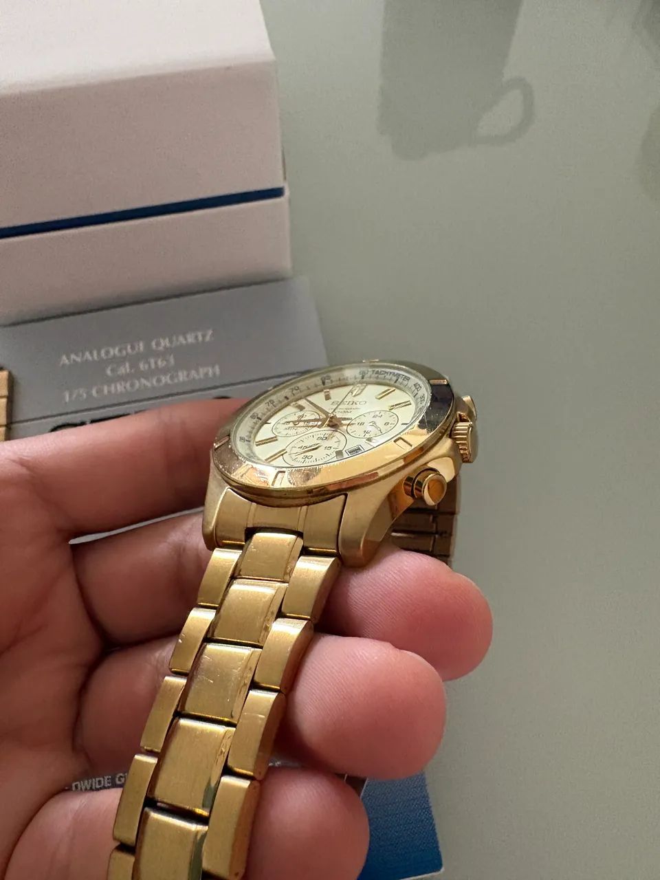 Relógio Seiko Chronograph Mecaquartz - Foto 3