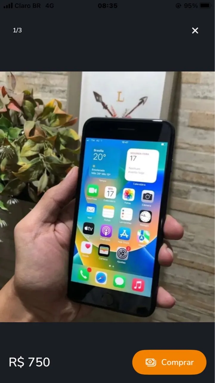 8 Plus zerado venda e troca