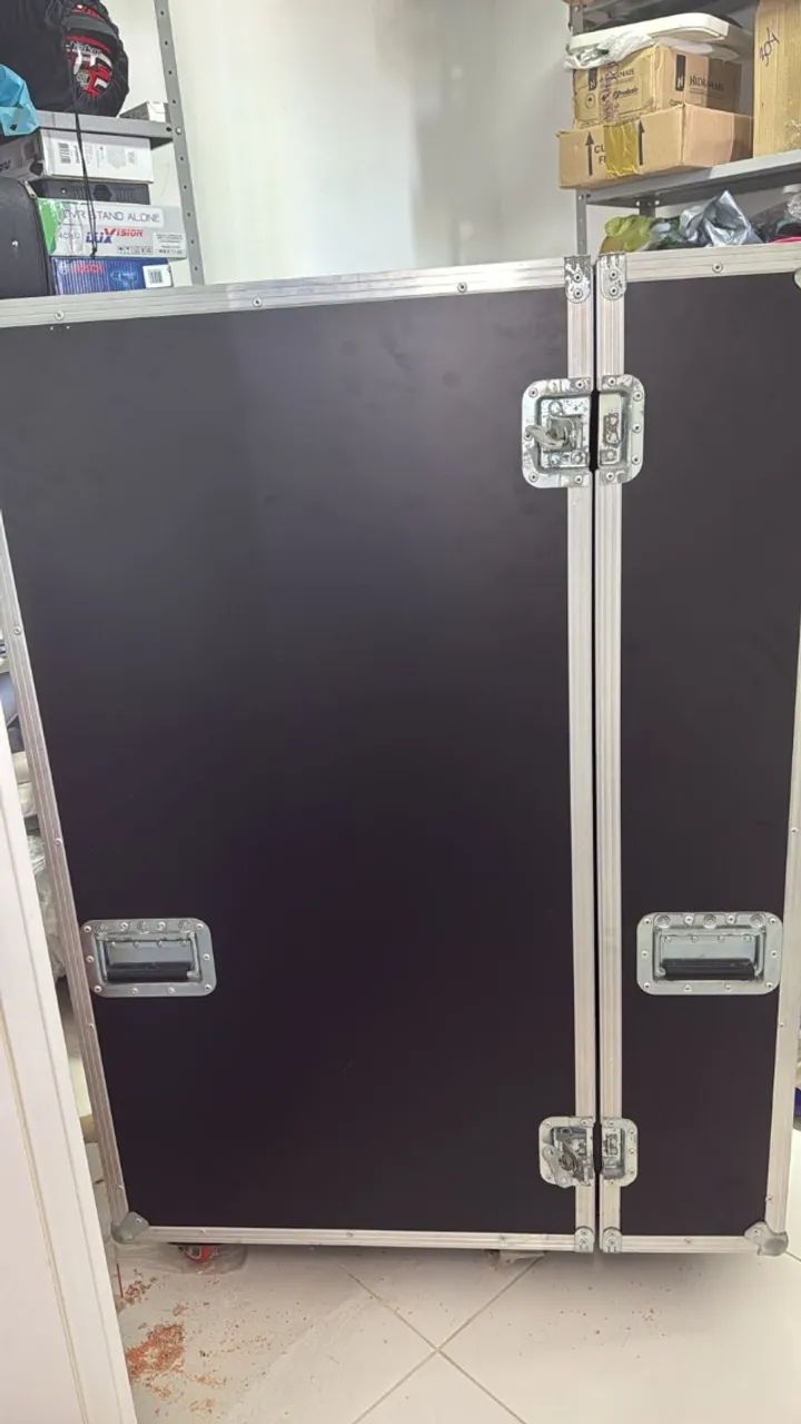 Case Rack profissional com rodinhas