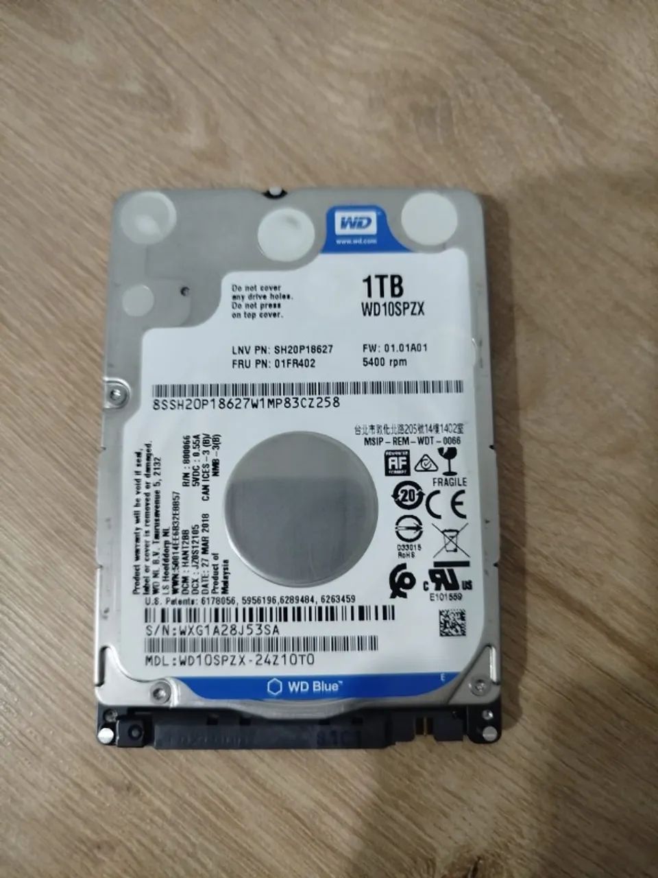 HD 2,5" WD Blue 1 Tb