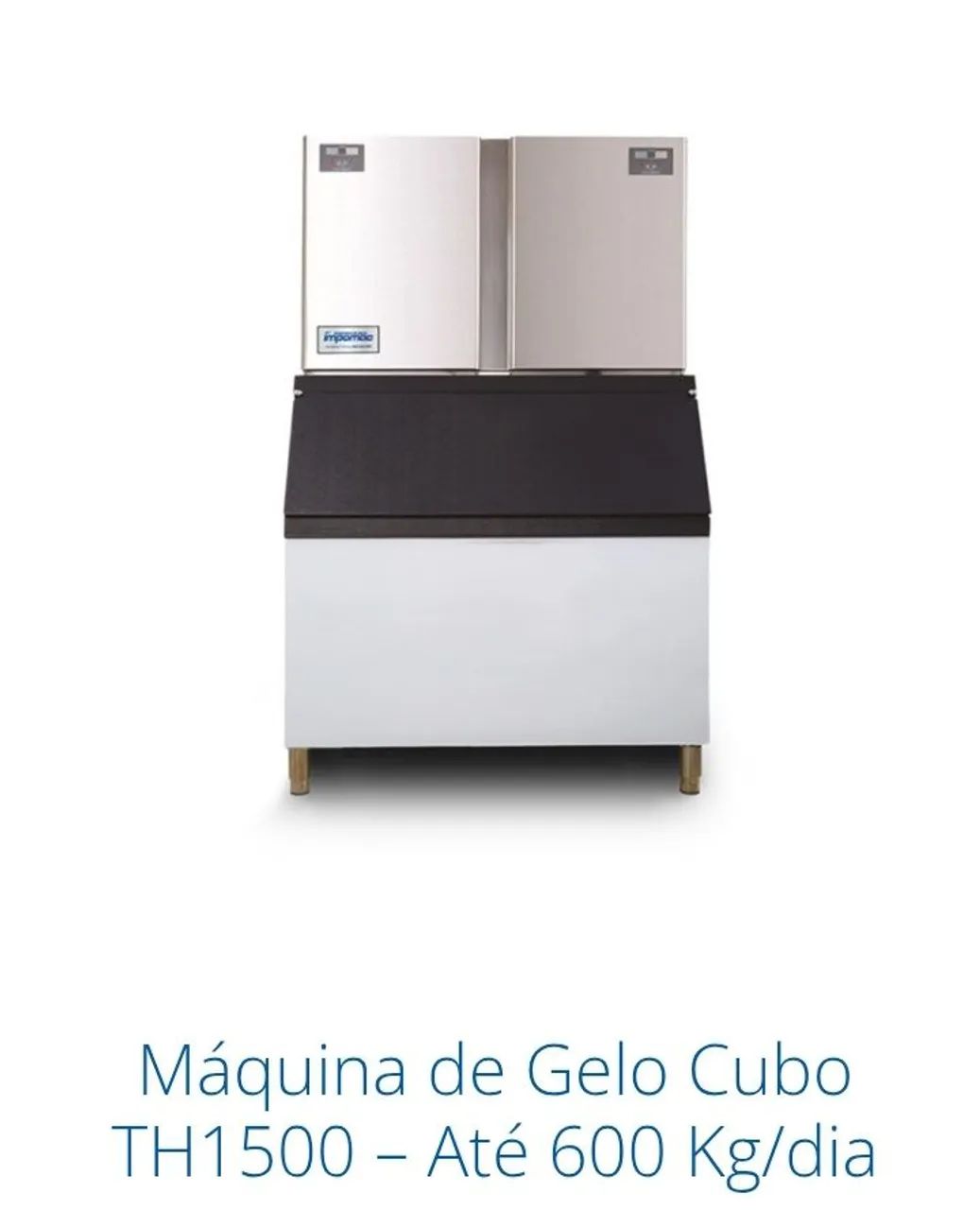 maquinas de gelo cubo sólido impomac 3 anos de garantia - Foto 4
