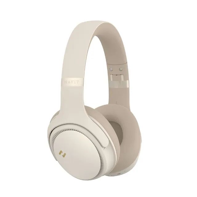 Fone Bluetooth Havit H630bt Bege (Entrega Grátis) - Foto 4