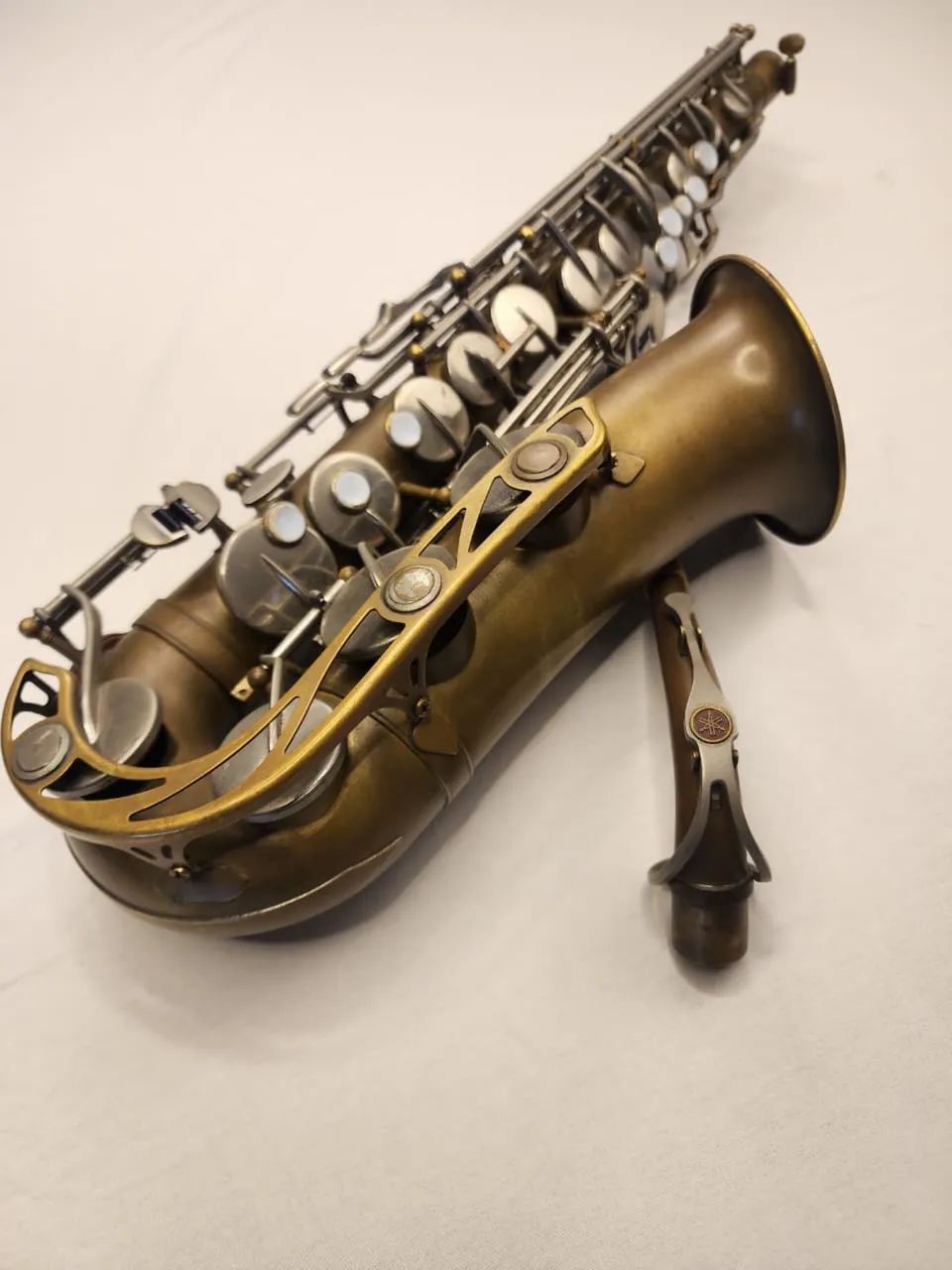 Yasuページ Sax Alto Yamaha YAS-21 Purple Logo Frete grátis - Instrumentos