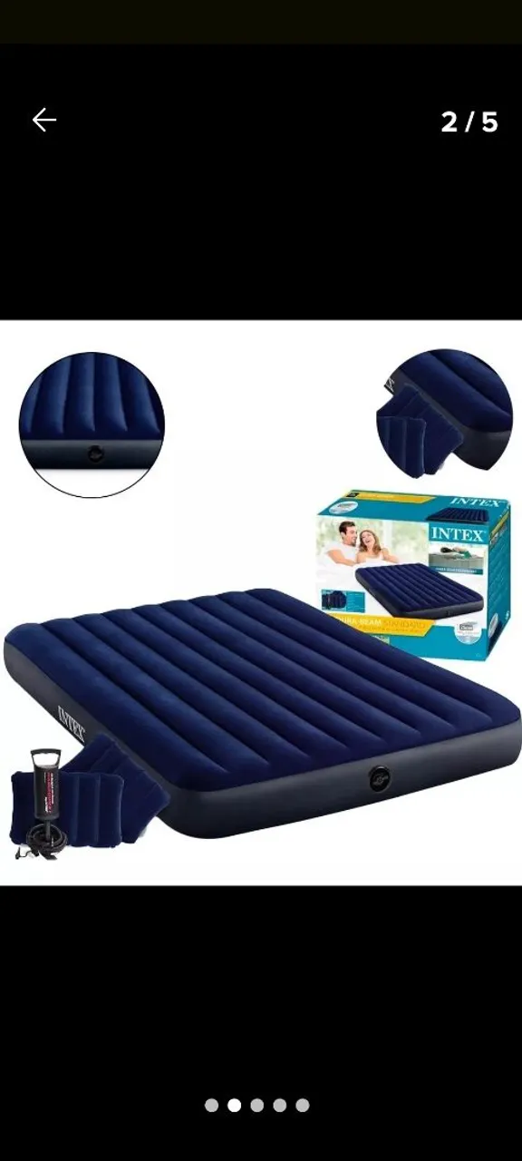 Cama inflável casal Intex