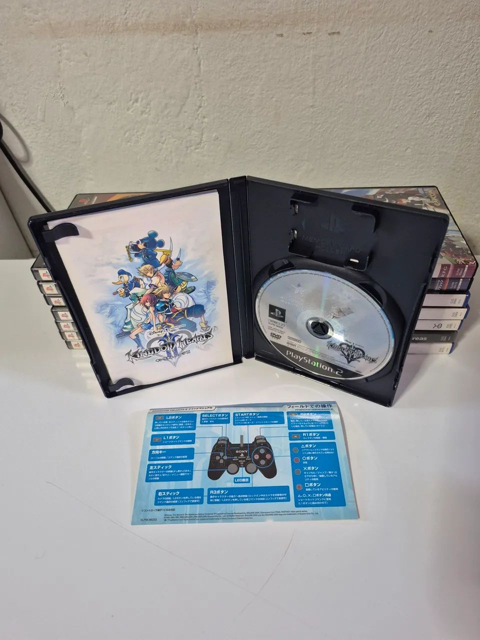 Kingdom Hearts 2, PS2 Japonês Original (Mídia Física) - Usado