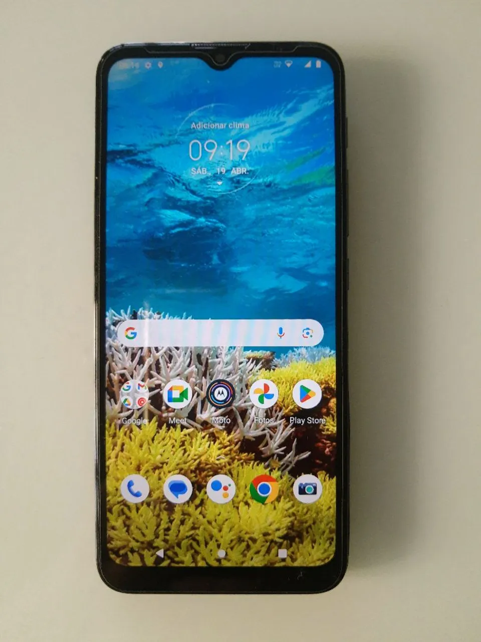 Vendo Moto G10 com capinha, película e carregador