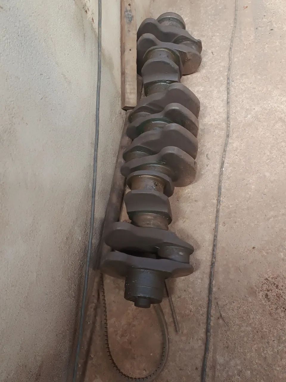 Peças usadas para motor Mercedes Benz om 457, bloco, virabrequim, cabeçotes 