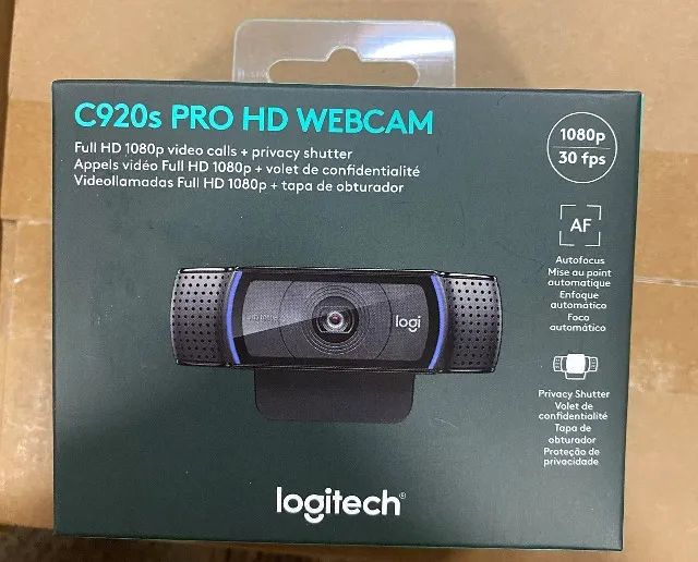 Webcam Logitech C920s Pro HD 1080p Nova Lacrada - Foto 5