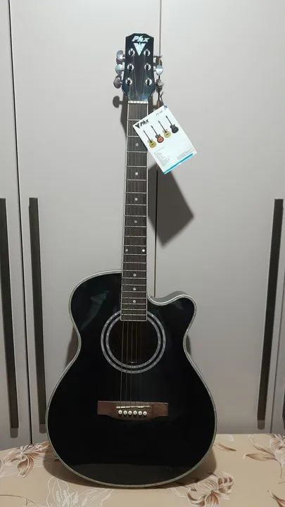 Violão elétrico phx188eq bk