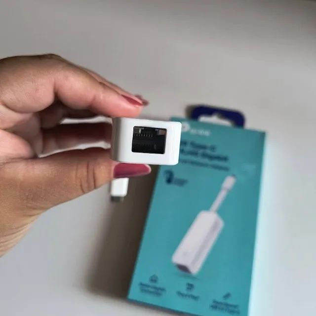 Adaptador de Rede Tipo C Gigabit 1000Mbps TP Link   *ENTREGA GRÁTIS* - Foto 3