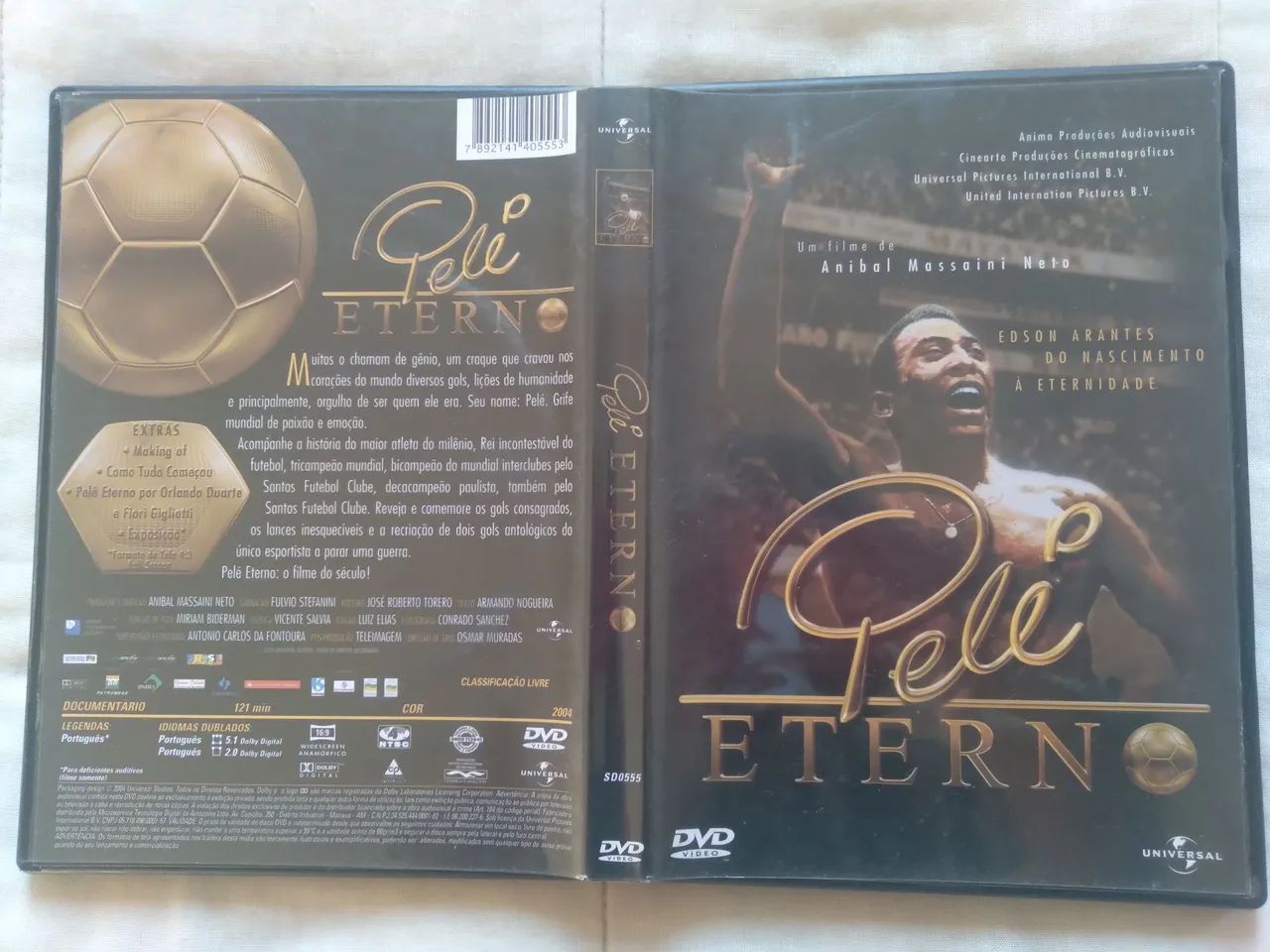 DVD Pelé Eterno - O Filme do Século!