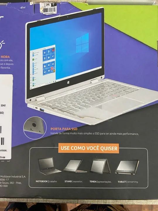 Notebook Multilaser m11w 2 em 1 - Intel  - Foto 3