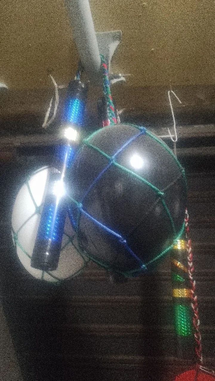 2 BOLAS TRANÇADAS DE BATE-BOLA COM O CABO PADRONIZADO 