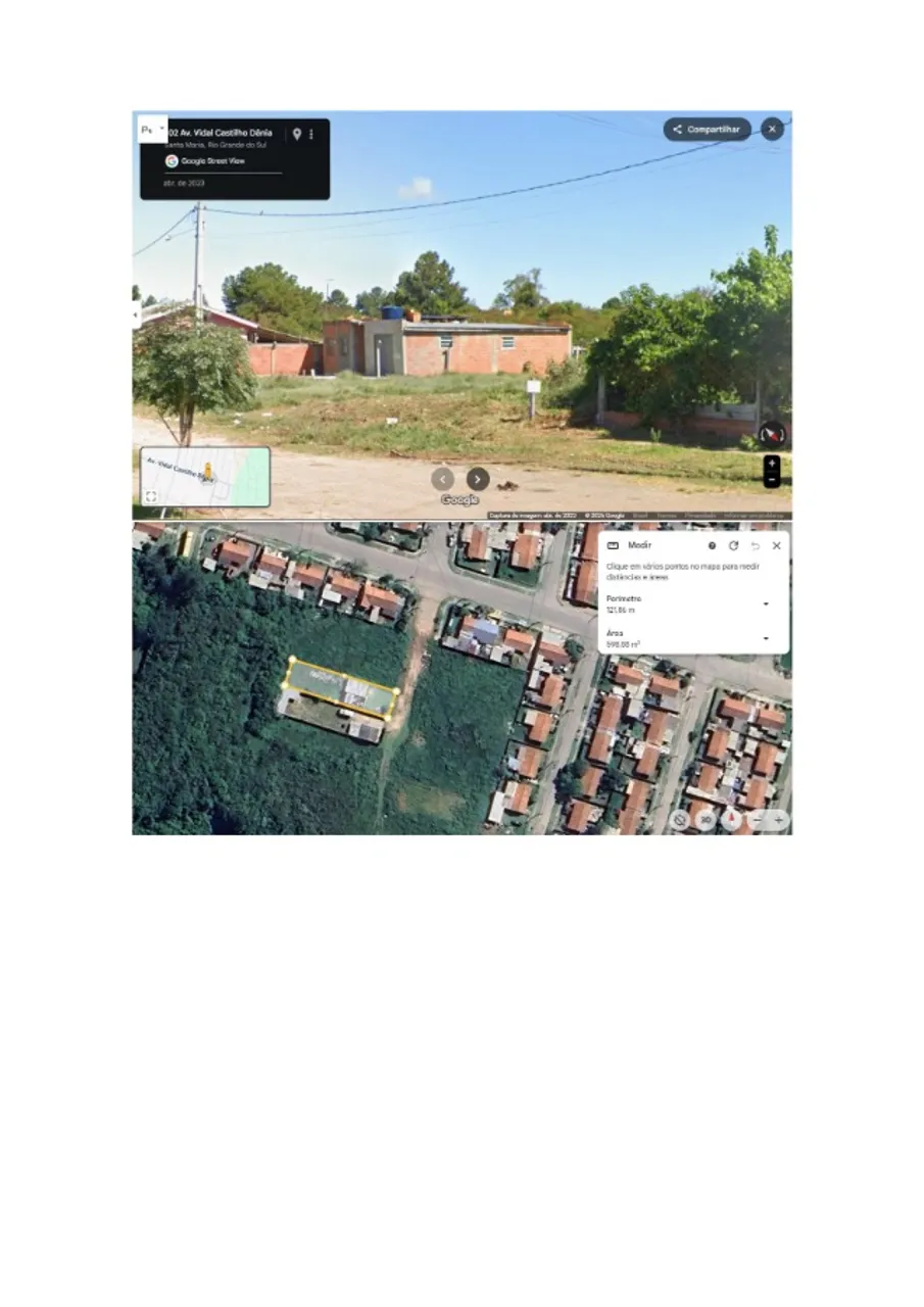 Terreno com casa