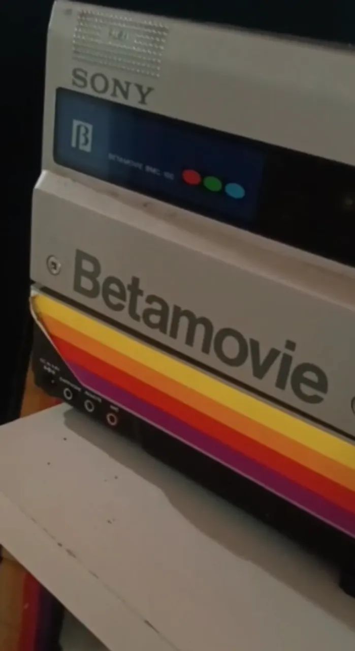 Filmadora Sony Betamax/Betamovie (Antiga para colecionador) - Foto 4