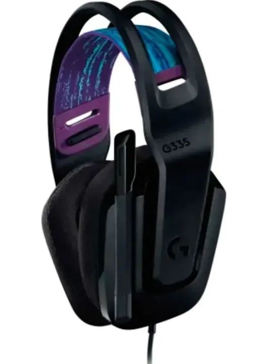 Headset Gamer Logitech G335 - Preto - Foto 2