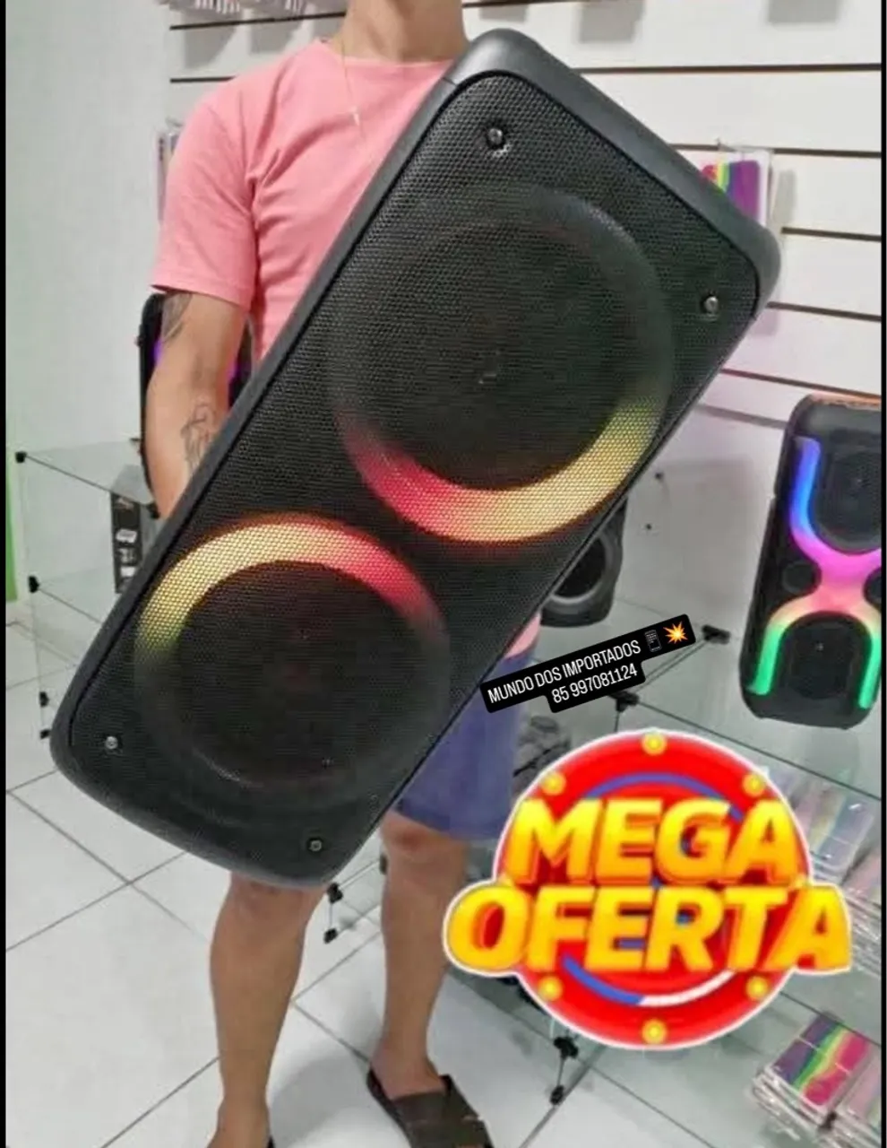 CAIXA GRANDE TORRE STILO JBL PARTYBOX 1.400W