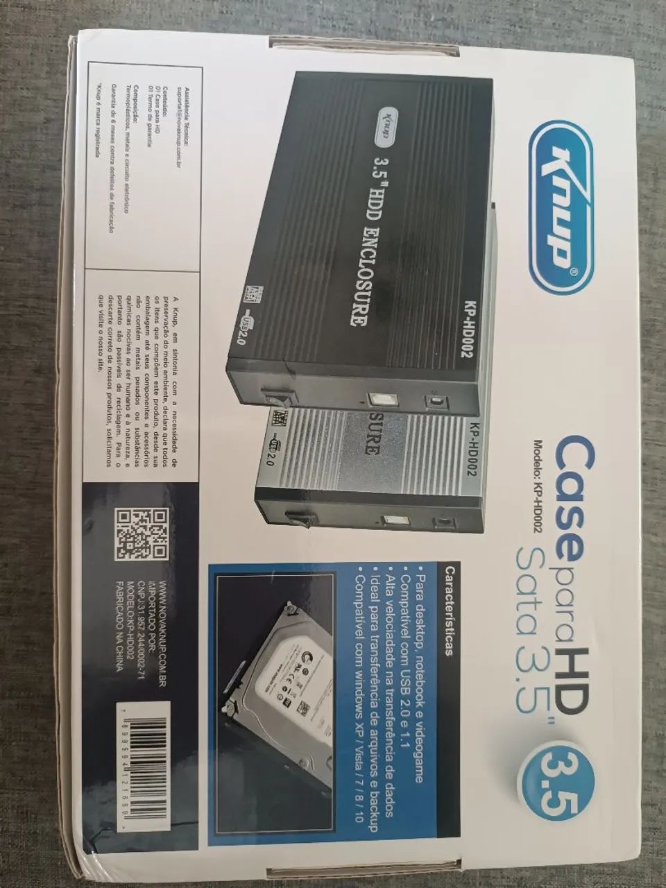 Case 35 Pc USB 2.0 até 4 tb - Foto 2