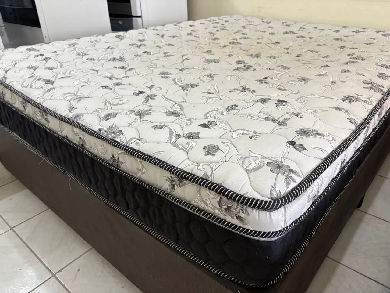 Cama Box de casal com colchão, cama box Ortobom - Foto 5