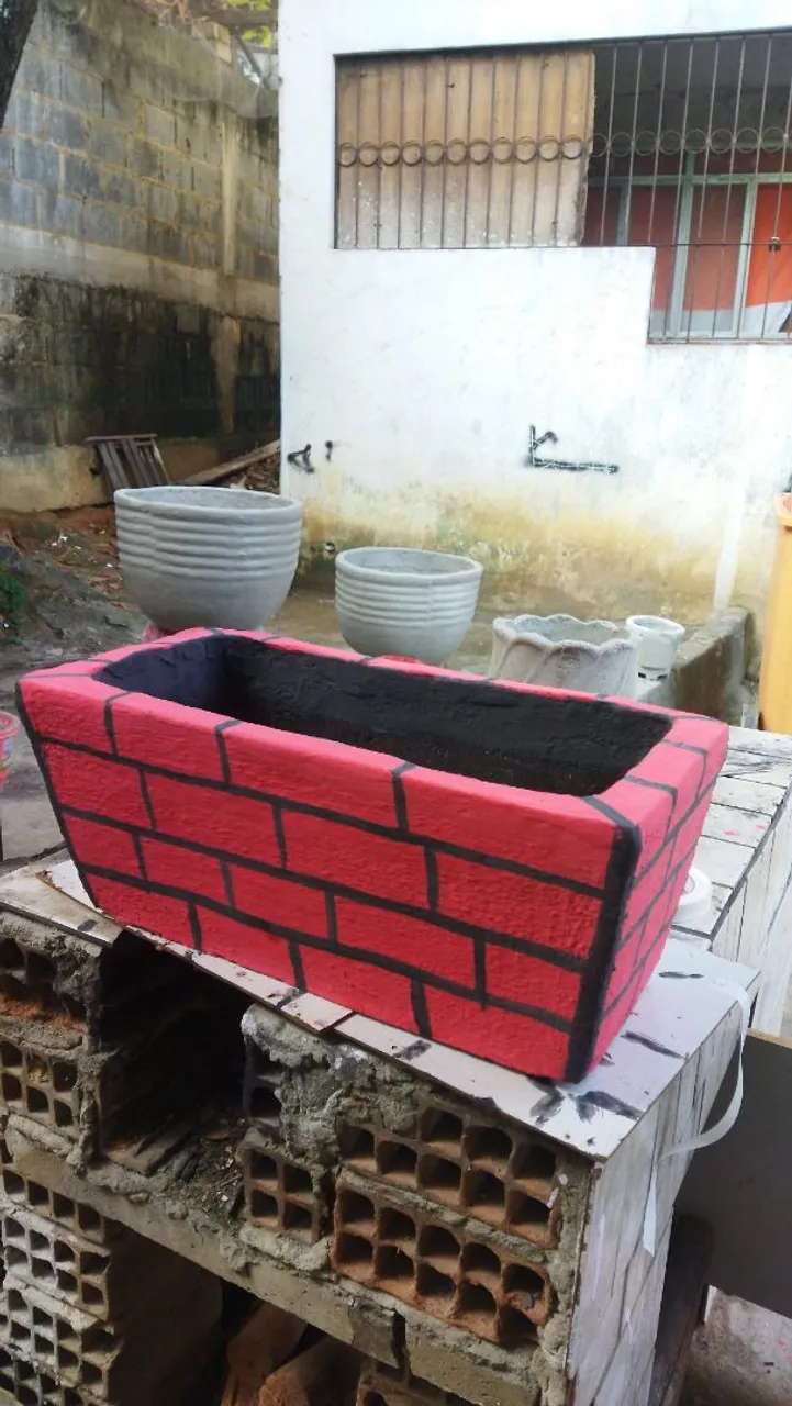 Vaso de Planta de cimento