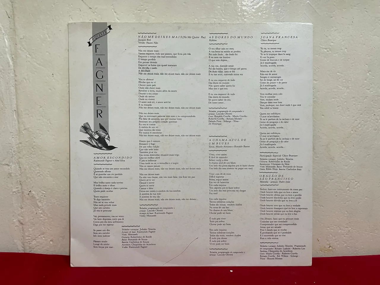 Disco de Vinil Fagner O Quinze  - Foto 3