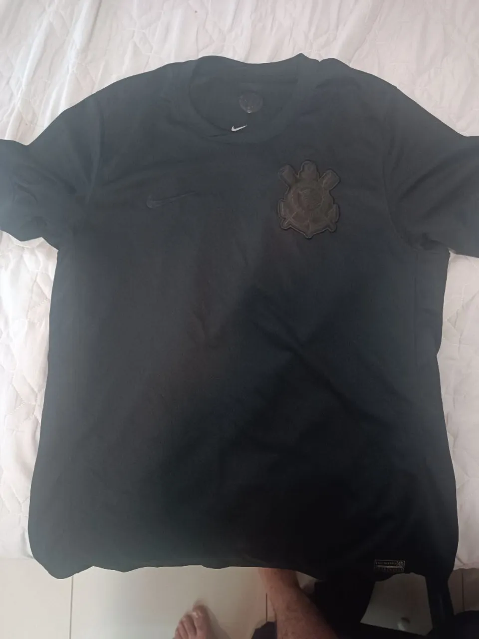 Segundo uniforme Corinthians Preto Original modelo torcedor