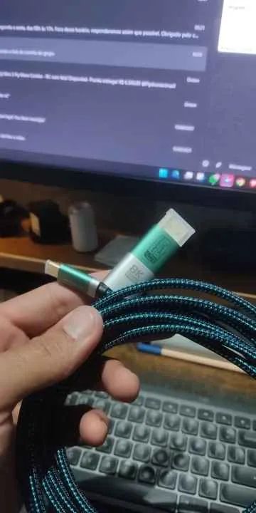 Cabo 8K DP para USB-C Bidirecional - Foto 2