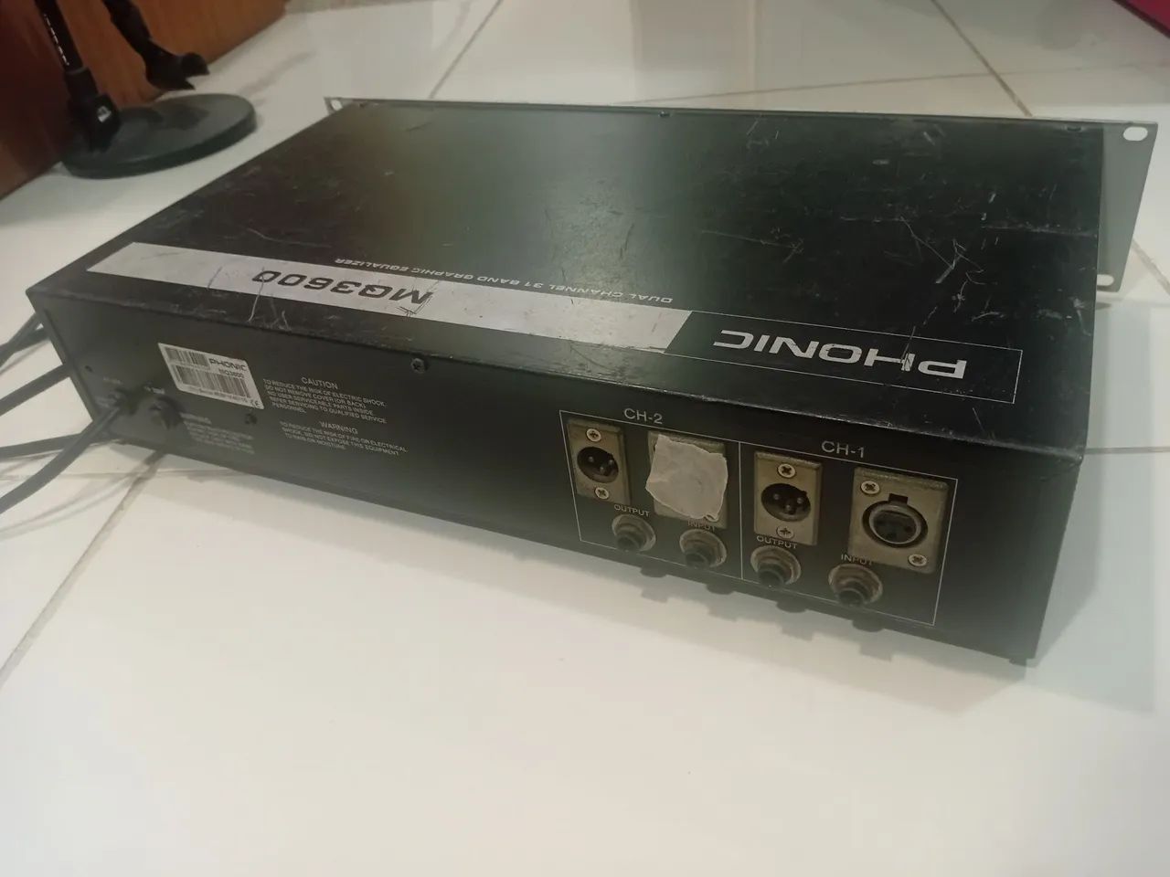 Equalizador Gráfico Phonic MQ3600 Dual 31 Bandas - Foto 2