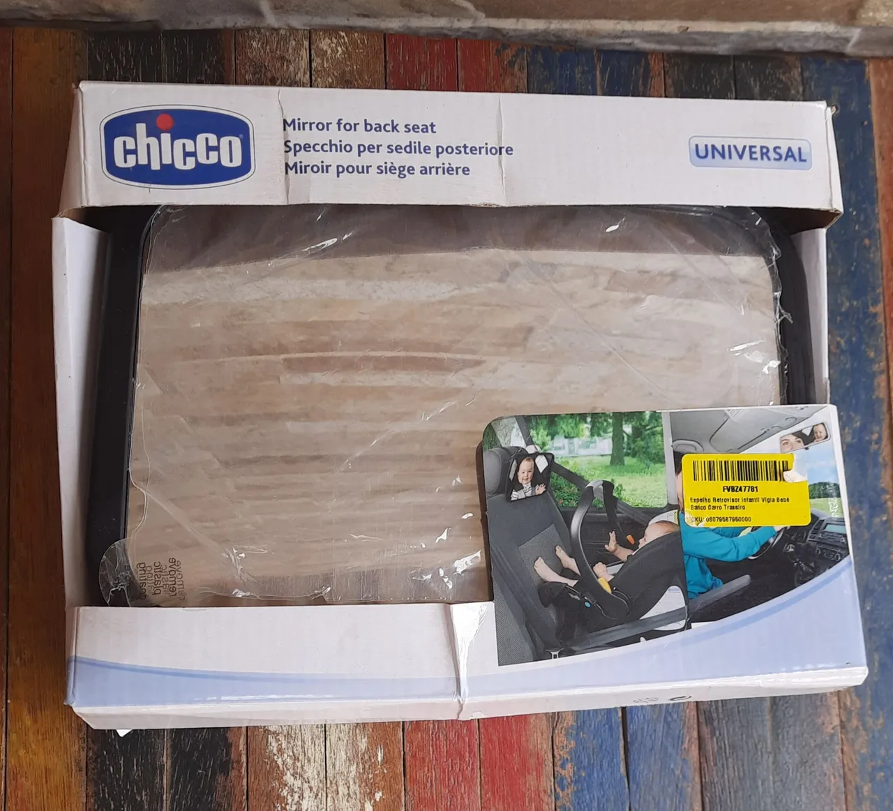 Vendo Espelho retrovisor para bebê Chicco Novo