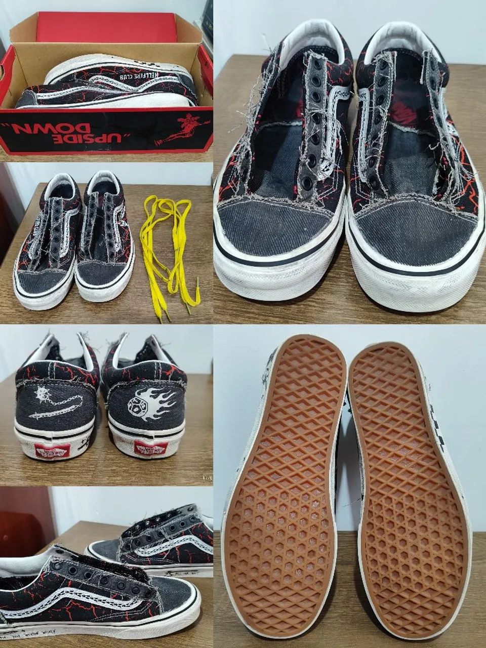 Vans x Stranger Things Hellfire Club - Edição Limitada - Tam 39